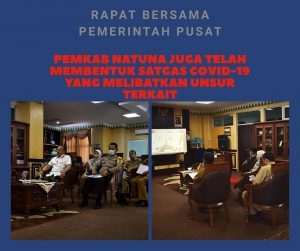 Read more about the article Bupati Natuna Jelaskan Penanganan Covid-19 Melalui Sambungan Video Teleconference